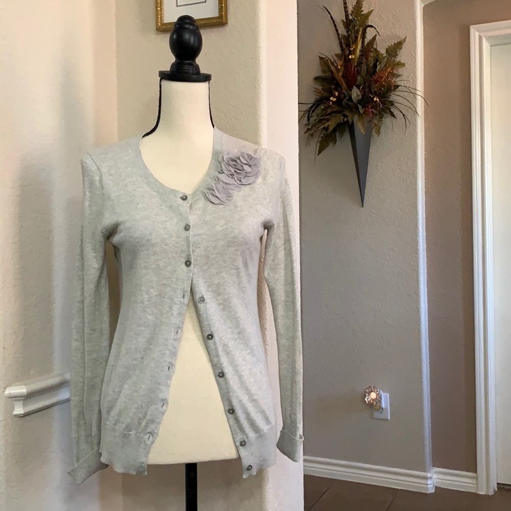 Old Navy gray button down cardigan sweater Size SP